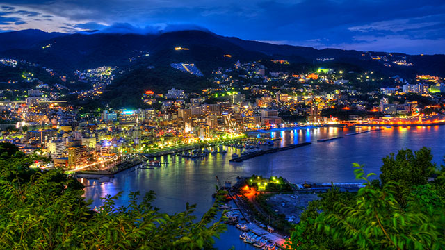 熱海城からの夜景（熱海）