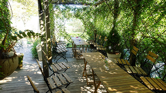 クレマチス ガーデンのカフェ（クレマチスの丘）