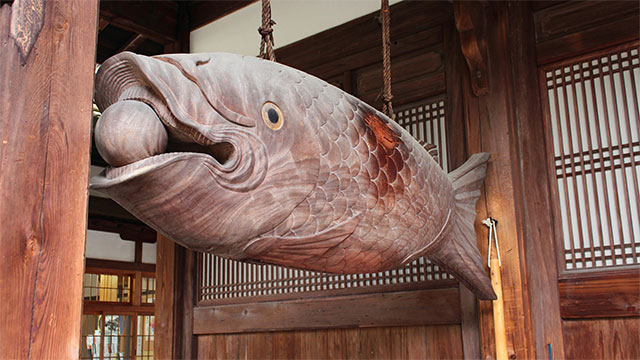 斎殿の魚梆（萬福寺）